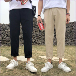 Quần baggy kaki UNIFUN unisex quần baggy basic nam nữ cạp chun ống rộng TT66 phong cách Hàn Quốc