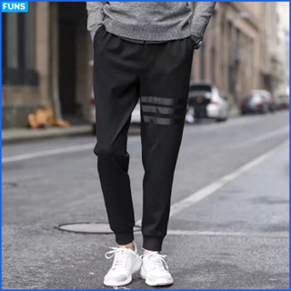 Quần thể thao nam FUNS mã DP C thể dục kiểu quần jogger nam nữ thun trơn bó ống Hàn Quốc đẹp ống dài