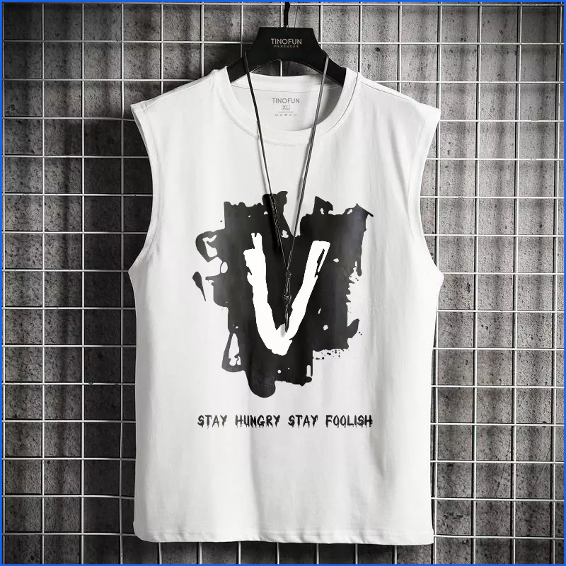 Áo 3 lỗ nam FUNS mã TT49 Dáng TankTop form rộng sát nách tập gym co giãn mùa hè đẹp