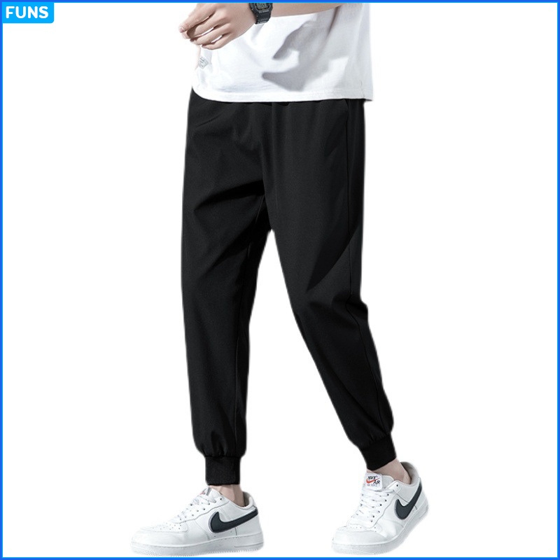 Quần thể thao nam FUNS mã TT57 phong cách Quần thun nam dài bó ống Hàn Quốc thể thao tập gym đẹp