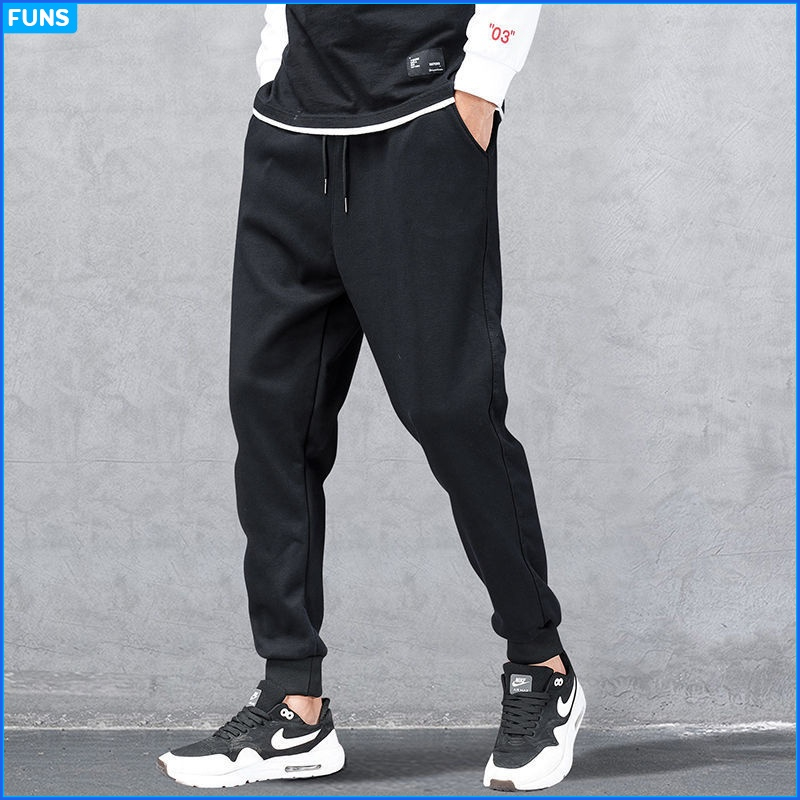 Quần thể thao nam FUNS mã TT57 phong cách Quần thun nam dài bó ống Hàn Quốc thể thao tập gym đẹp