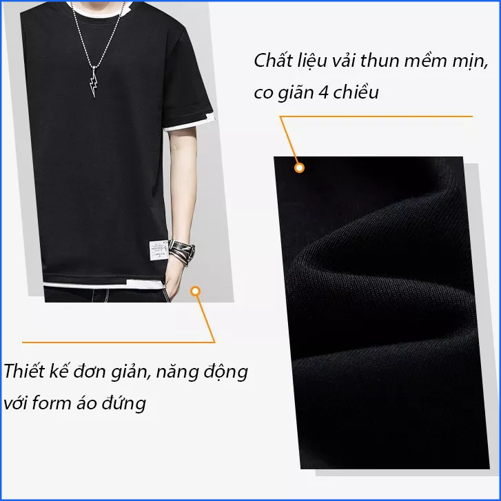 Áo thun nam trơn chất cotton FUNS mã TT5 form dáng rộng thể thao áo cộc tay đẹp mùa hè tập gym kiểu unisex