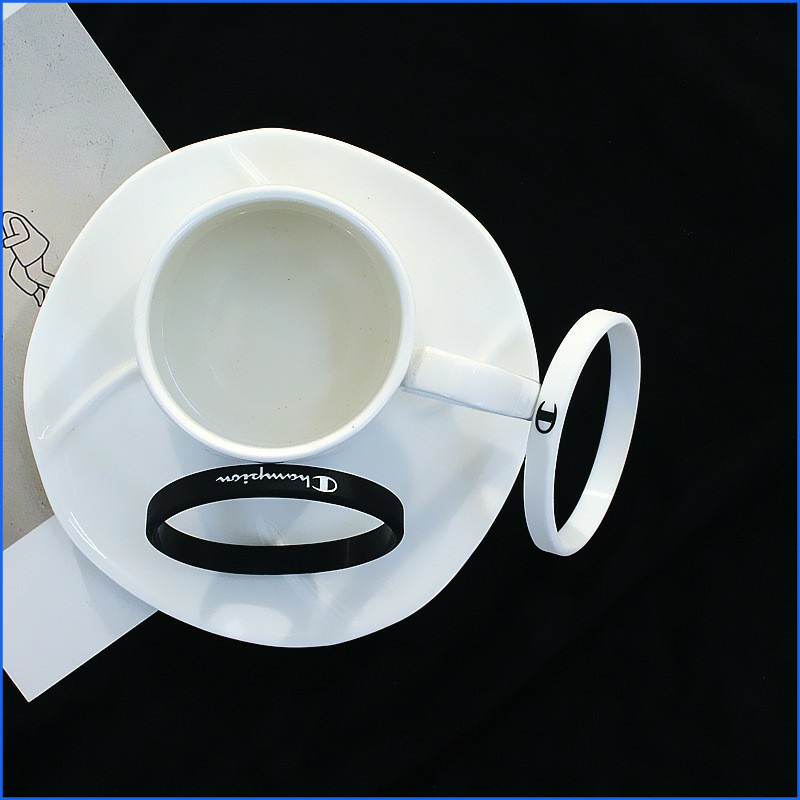 Vòng tay nam nữ đẹp FUNS mã TF2 đẹp vòng cao su co giãn họa tiết Champion