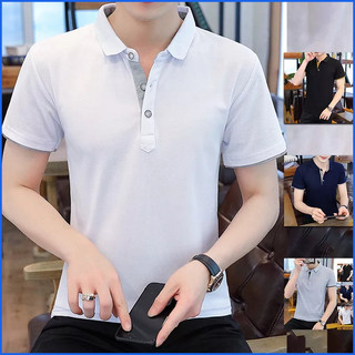 Áo PoLo cổ bẻ FUNS mã MK R áo thun nam tập gym co giãn dáng trơn tay lỡ đẹp mùa hè phong cách