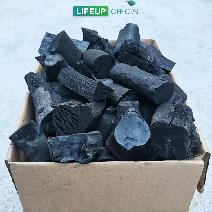 Than không khói LIFEUP nướng bbq than hoa nướng thịt bằng củi sạch 0,5kg