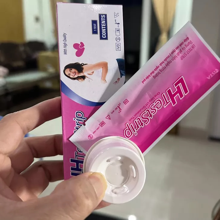 Combo 12 que thử rụng trứng LH teststrip hàng chính hãng