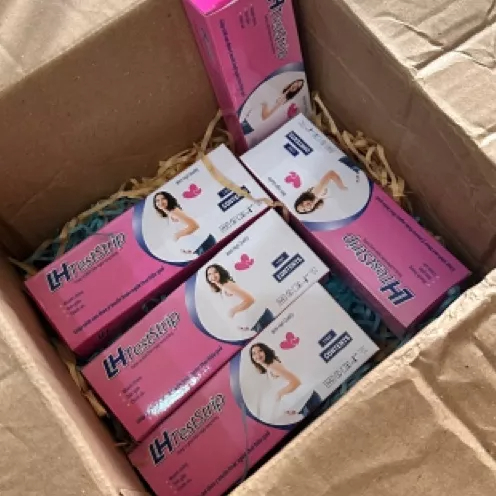 Combo 12 que thử rụng trứng LH teststrip hàng chính hãng