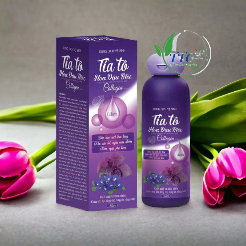 DUNG DỊCH VỆ SINH PHỤ NỮ TÍA TÔ HOA ĐẬU BIẾC