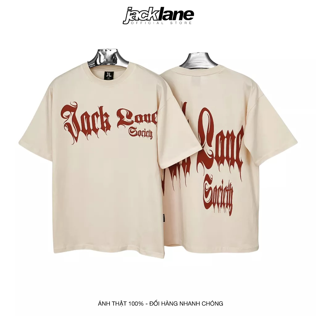 Áo phông oversize Society JACK LANE, Áo phông chất liệu 100% cotton co giãn 2 chiều, Local Brand JACK LANE