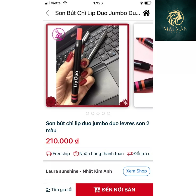 Son bút chì lip duo jumbo duo levres son 2 màu
