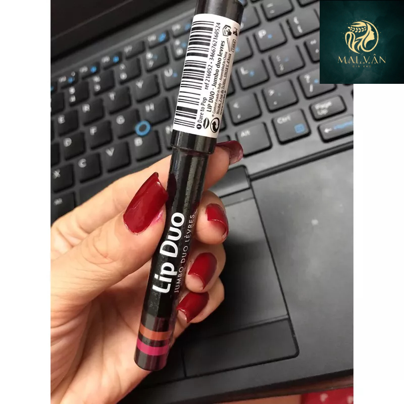 Son bút chì lip duo jumbo duo levres son 2 màu