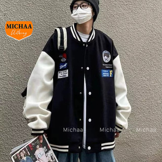 Áo Khoác Nỉ Bomber IN DINNER Nam Nữ Ulzzang Unisex MICHAA AKN13
