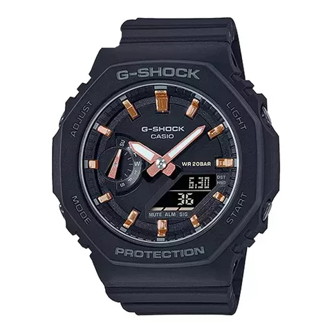 Đồng hồ nữ dây nhựa Casio G-Shock GMA-S2100-1ADR chính hãng | GMA-S2100-1A size nhỏ
