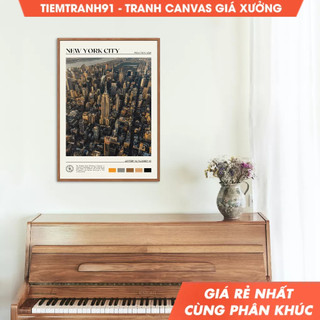 Tranh treo tường, oil paint, new york wall art, new york poster, new york photo, new york decor, usa.