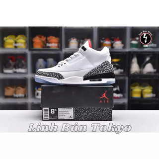 Giày thể thao sneaker Jordan 3 Retro White Cement