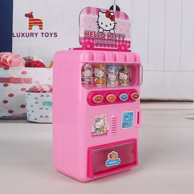 Đồ Chơi Máy Bán Nước Tự Động Hello Kitty màu hồng