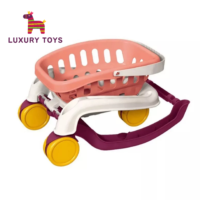 Đồ chơi xe đẩy siêu thị 2 tầng 31PCS  51x 43 x 35 cm chi tiết to, kích thước lớn Cao cấp