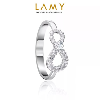 Nhẫn nam nữ LAMY Infinity Silver Ring 8068