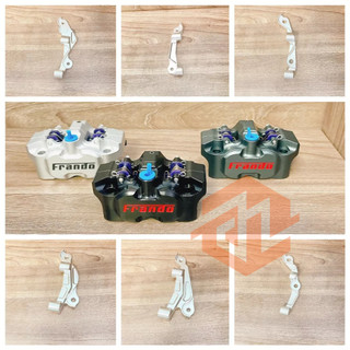 Heo dầu frando 4pis fcc lỗ trụ 10mm kèm pad cnc các dòng xe thông dụng