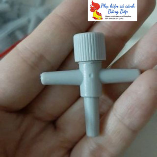 Chia 2 Nối Ống Dây Sủi Khí CO2/Oxy có van chỉnh