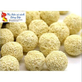 Sứ bi tròn vàng hoa mai lọc nước (100 gr)