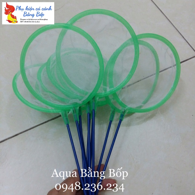 Vợt cá tròn cho bể cá cảnh đủ size