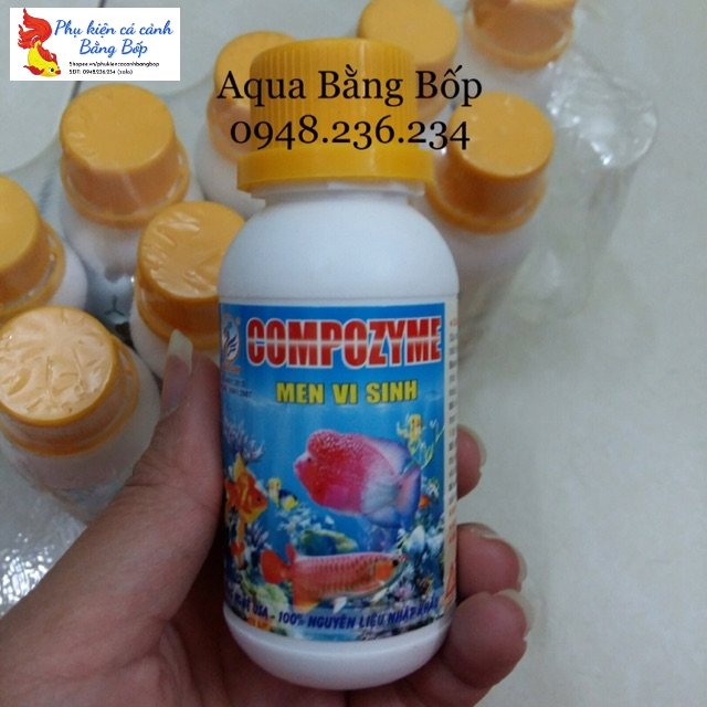 Men vi sinh Compozyme Long Sinh cho bể cá