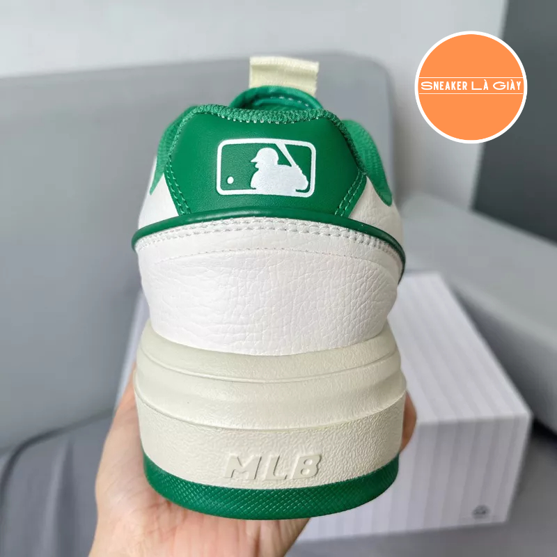 Giày MLB Chunky Liner New York Yankees White Green - Bản Đẹp Fullbox