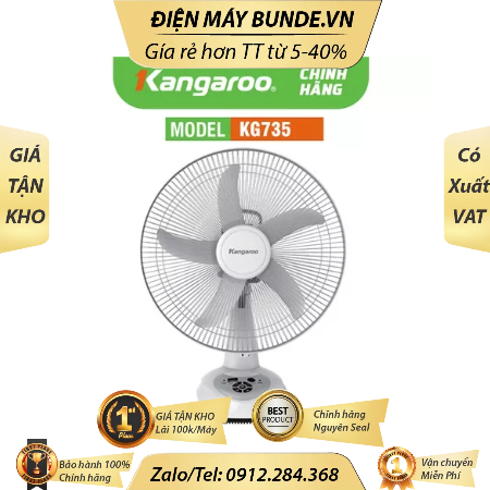 Giảm 40% Quạt sạc Kangaroo KG735 DEMEN