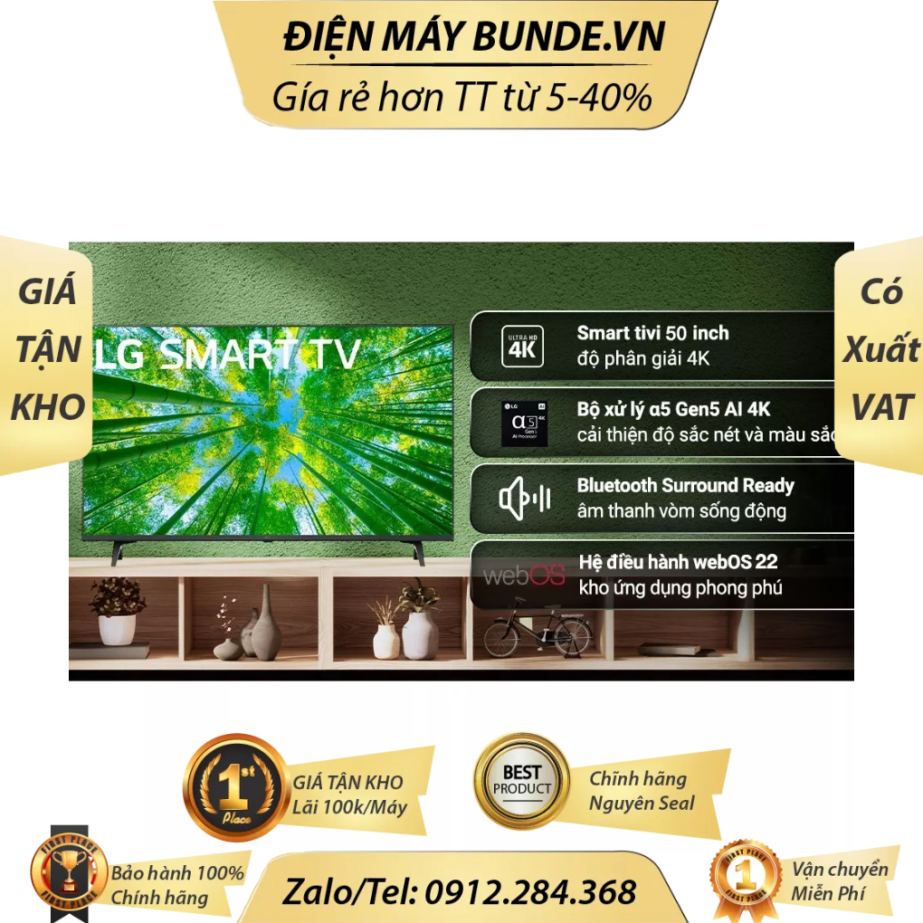 Smart Tivi LG 4K 50 inch 50UQ7550PSF DEMEN