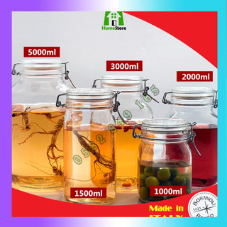 [ITALY] Lọ thủy tinh-hũ thủy tinh nắp cài Fido dung tích 1.5L - 2L - 3L - 4.67L (Bormioli Rocco)