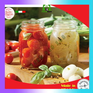 Hũ thủy tinh nắp vặn QUATTRO - Bormioli Rocco - 500ml @349750 [NHẬP KHẨU ITALY - CHÍNH HÃNG]