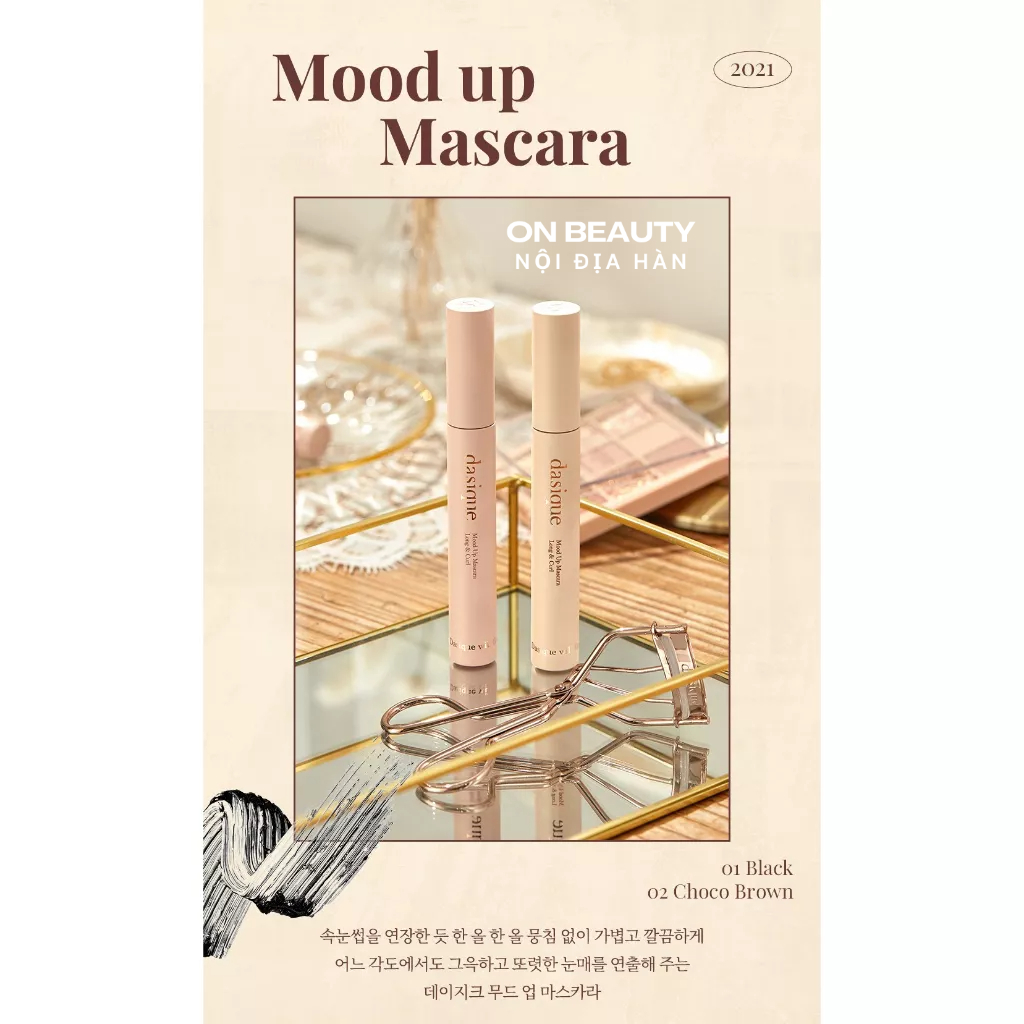 Mascara Dasique Mood Up Long & Curling 7.5g