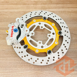 Full Combo Ex 150/155 - Heo 2Pis Brembo + Pát CNC + Đĩa 4 lỗ Frando size 260mm