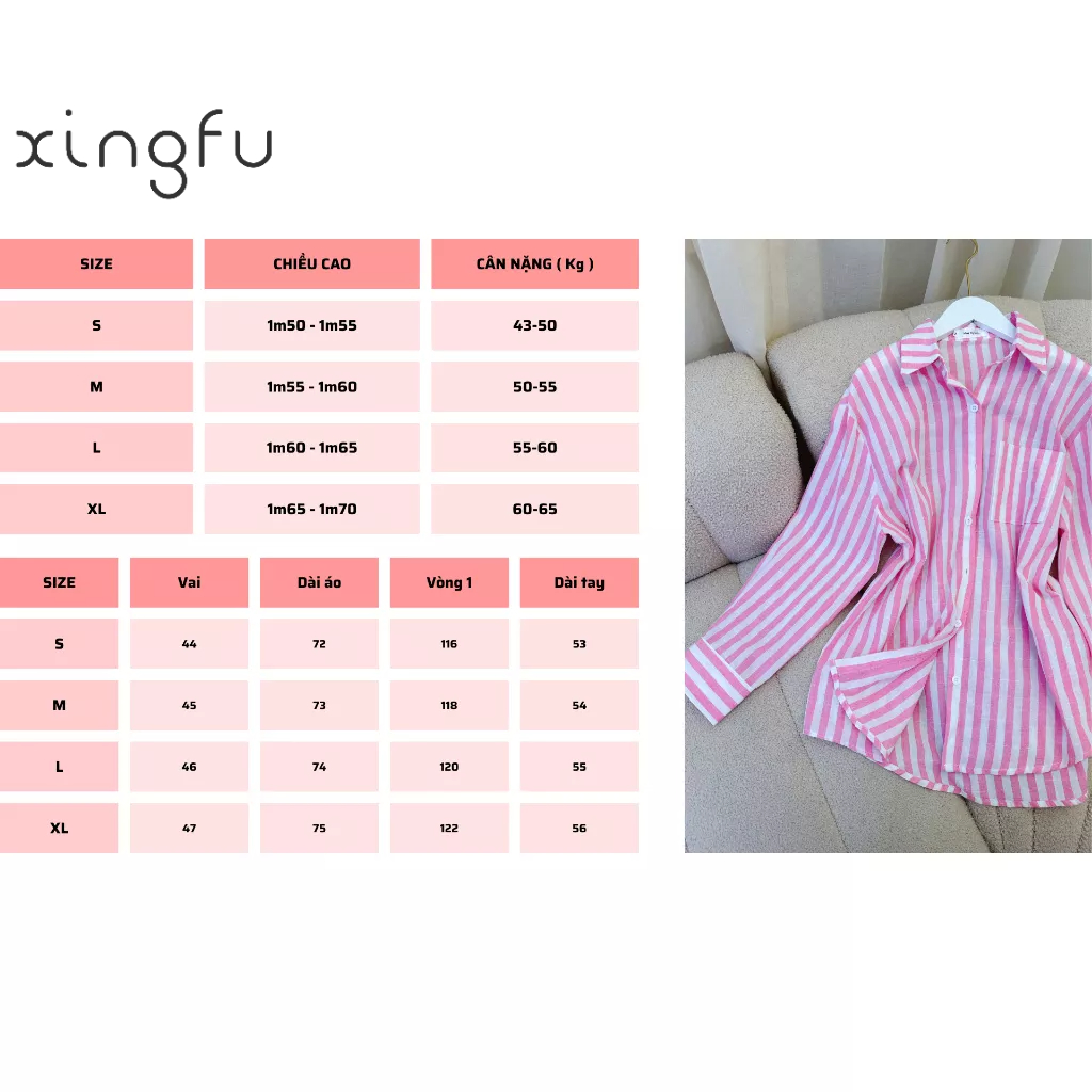 Áo sơ mi kẻ vải linen siêu mát mùa hè TA07