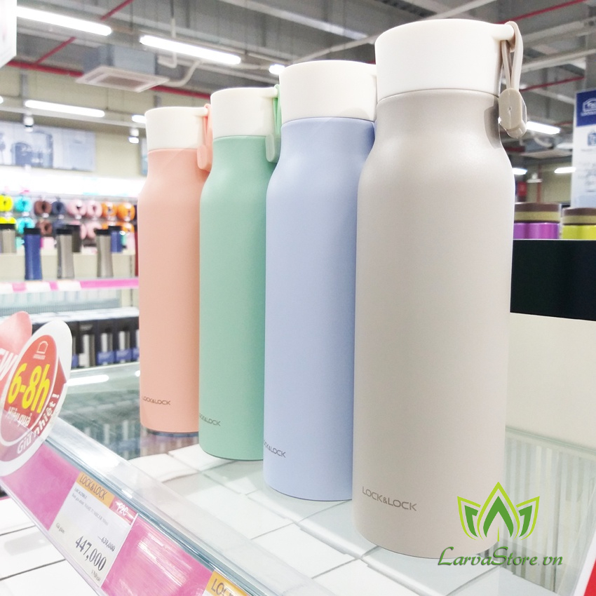 Bình Giữ Nhiệt Lock&Lock Name Tumbler LHC4125GRY 500ml Màu Xám