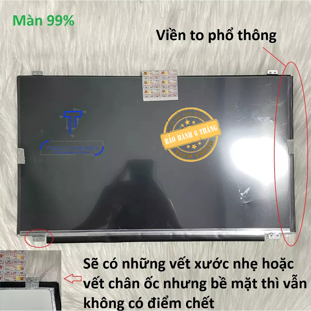 Màn hình laptop 15.6 Led Mỏng SLIM 40 Chân - 40 PIN thay thế cho laptop HP Dell Sony Samsung Acer Asus HÀNG CHẤT LƯỢNG