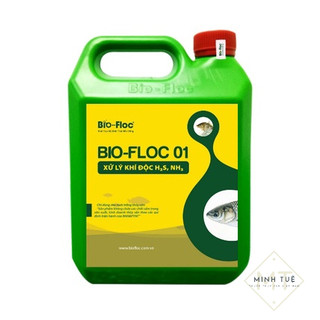 Bio-floc 01, xử lý triệt để khí độc h2s, nh3 cho ao nuôi cá can 2lit