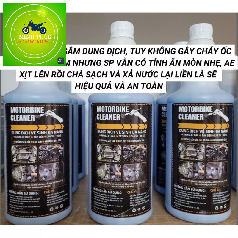 [chính hãng] dung dịch tẩy rửa đa năng cho ôtô - xe máy motorbike cleaner.