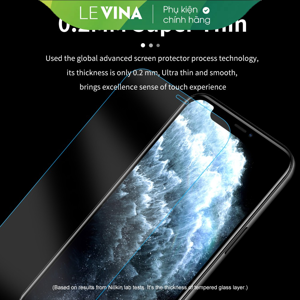 Kính cường lực iPhone 14/ 14 Plus/ 14 Pro/ 14 Pro Max/13/ 13 Pro/ 13 Pro Max/ 12/ 12 Pro/ 12 Pro Max H+PRO hiệu Nillkin