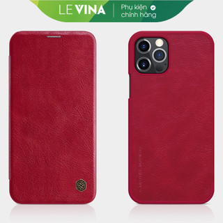 Bao da iPhone 12 Pro Max hiệu Nillkin Qin