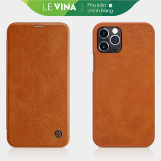 Bao da iPhone 12 Pro Max hiệu Nillkin Qin
