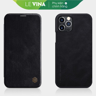 Bao da iPhone 12 Pro Max hiệu Nillkin Qin