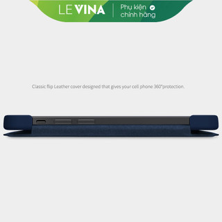 Bao da iPhone 12 Pro Max hiệu Nillkin Qin
