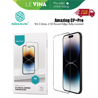 Kính cường lực iPhone 15/ 15 Plus/ 15 Pro/ 15 Pro Max/ 14/ 13/ 12, cường lực cao cấp CP+PRO Nillkin