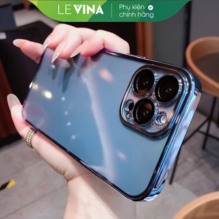 Ốp lưng [BẢO VỆ CAMERA] iPhone 12/ 12 Pro/ 12 Pro Max/ 13/ 13 Pro/ 13 Pro Max Silicon trong viền màu Likgus/ Baseus