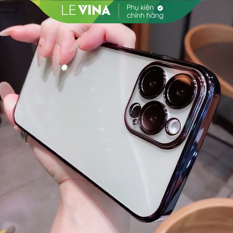 Ốp lưng  iPhone 12/ 12 Pro/ 12 Pro Max/ 13/ 13 Pro/ 13 Pro Max Silicon trong viền màu Likgus/ Baseus