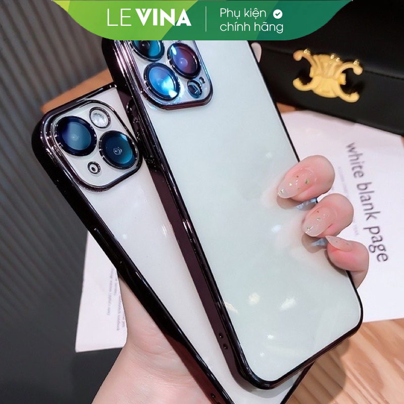 Ốp lưng  iPhone 12/ 12 Pro/ 12 Pro Max/ 13/ 13 Pro/ 13 Pro Max Silicon trong viền màu Likgus/ Baseus