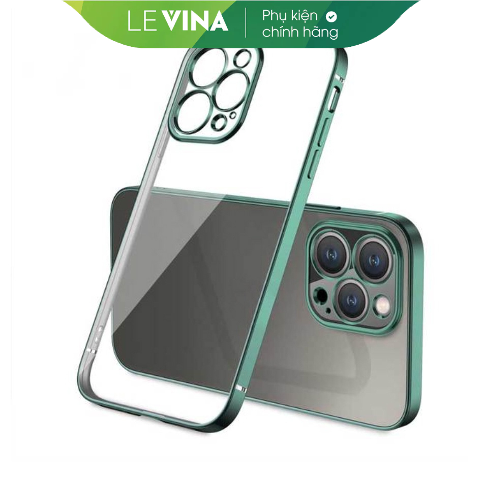 Ốp lưng  iPhone 12/ 12 Pro/ 12 Pro Max/ 13/ 13 Pro/ 13 Pro Max Silicon trong viền màu Likgus/ Baseus