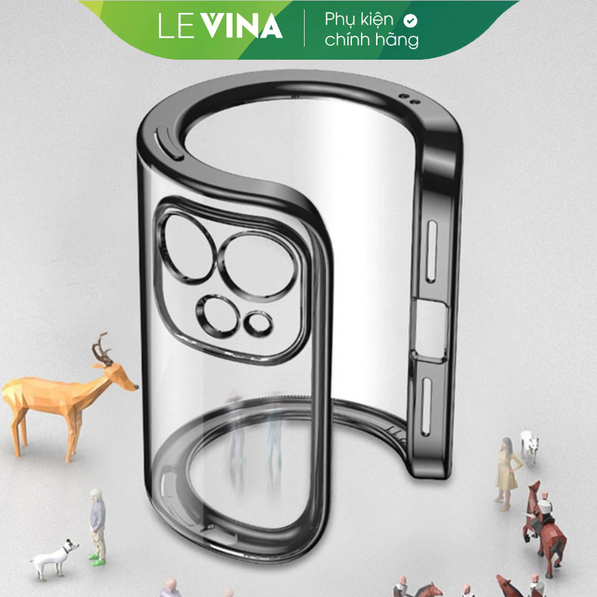 Ốp lưng  iPhone 12/ 12 Pro/ 12 Pro Max/ 13/ 13 Pro/ 13 Pro Max Silicon trong viền màu Likgus/ Baseus